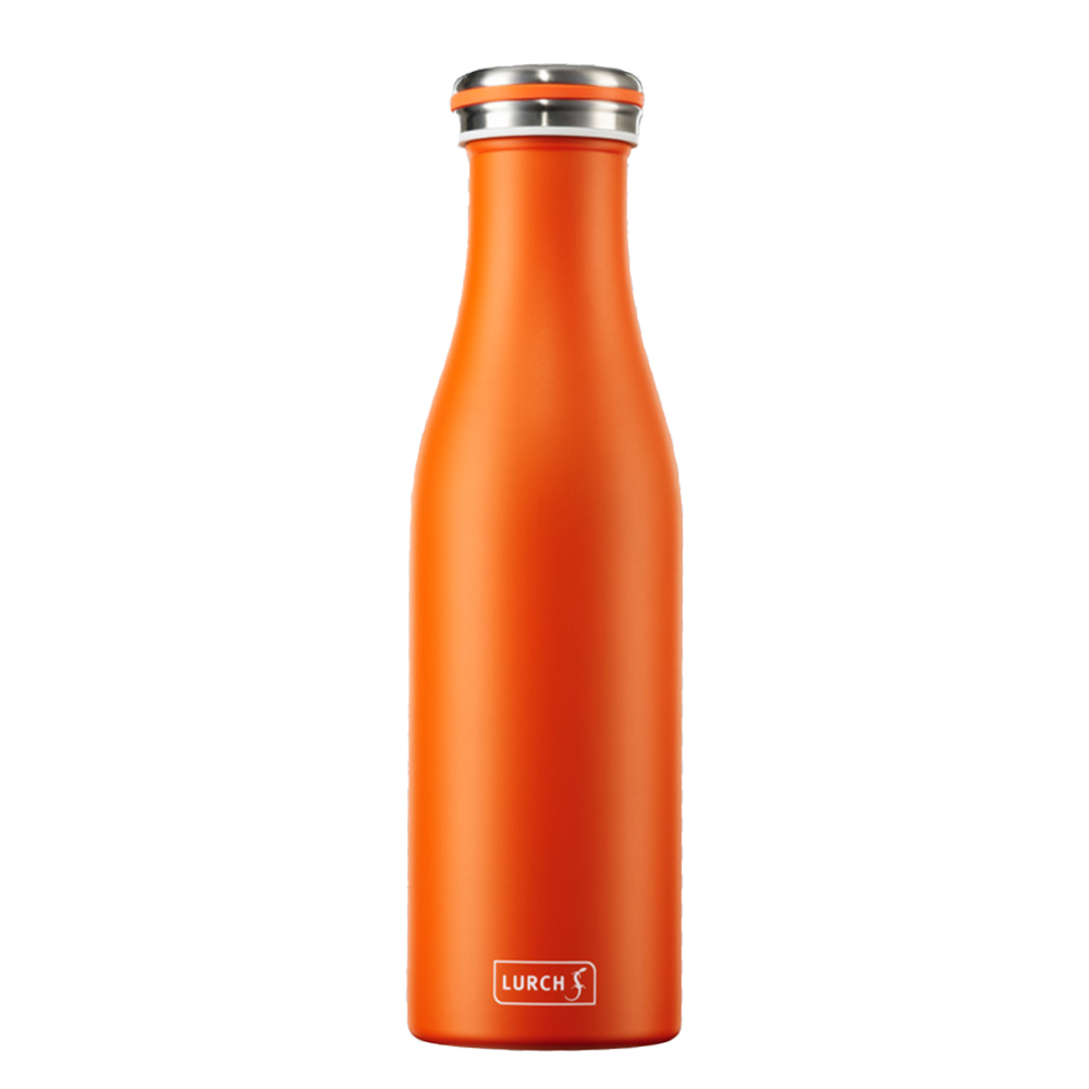 Isolierflasche Edelstahl 0,5l orange