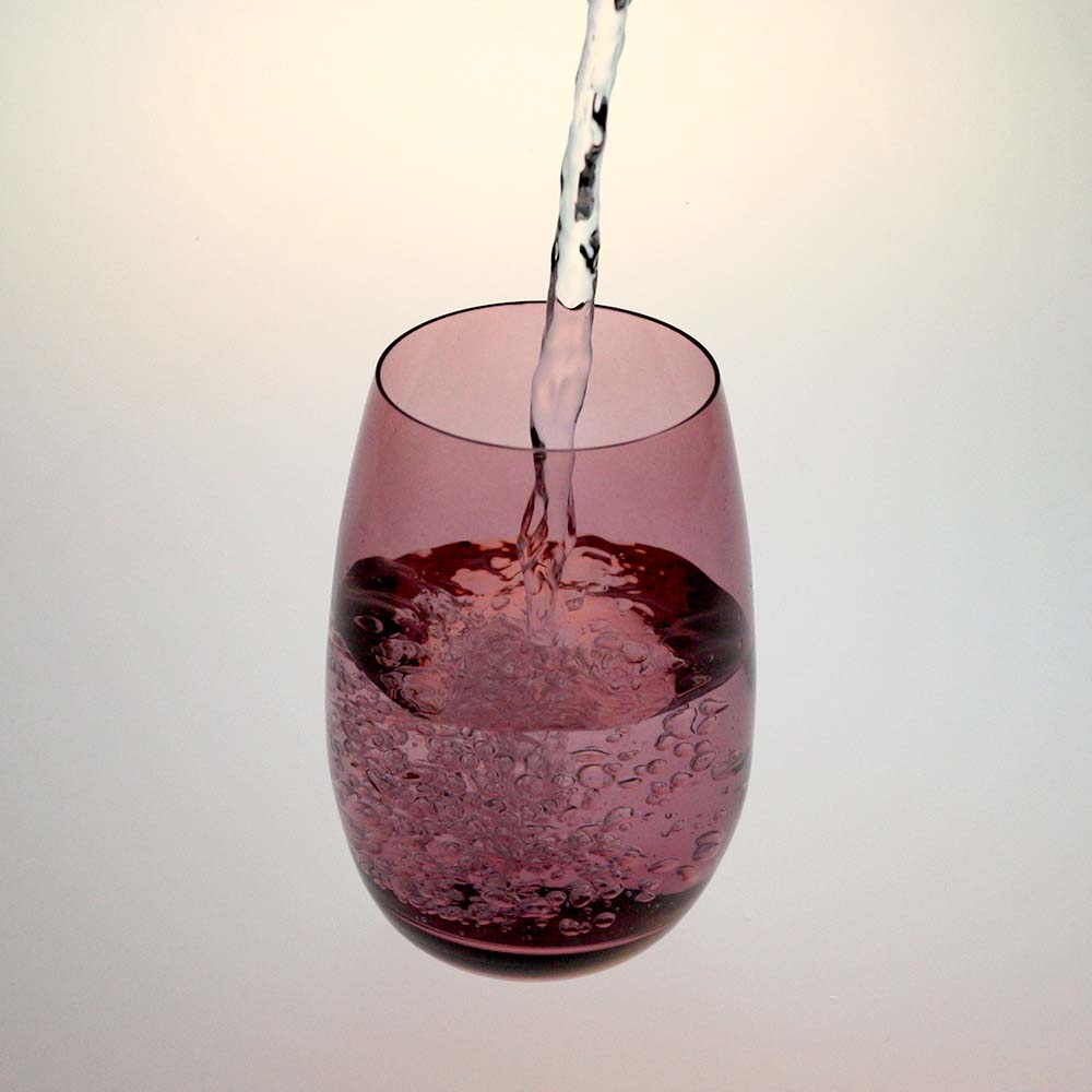 Wasserglas "Elements" klein flieder