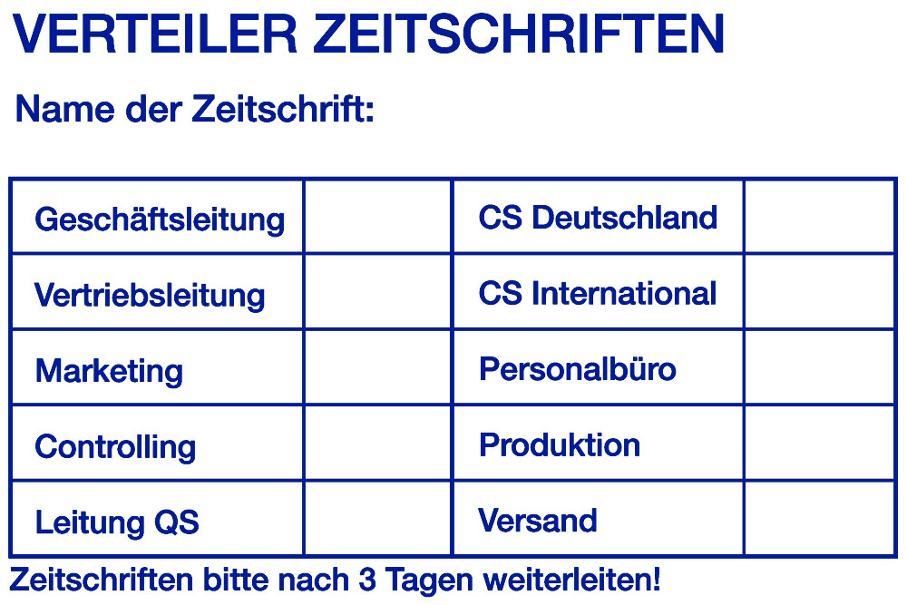 5274 trodat Professional Textstempel 60 x 40 mm Stempelkissen: blau